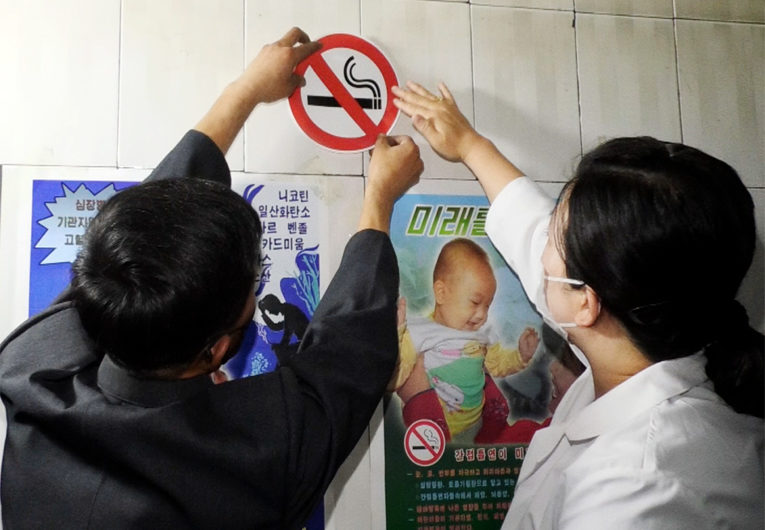Campaña anti-tabaco.