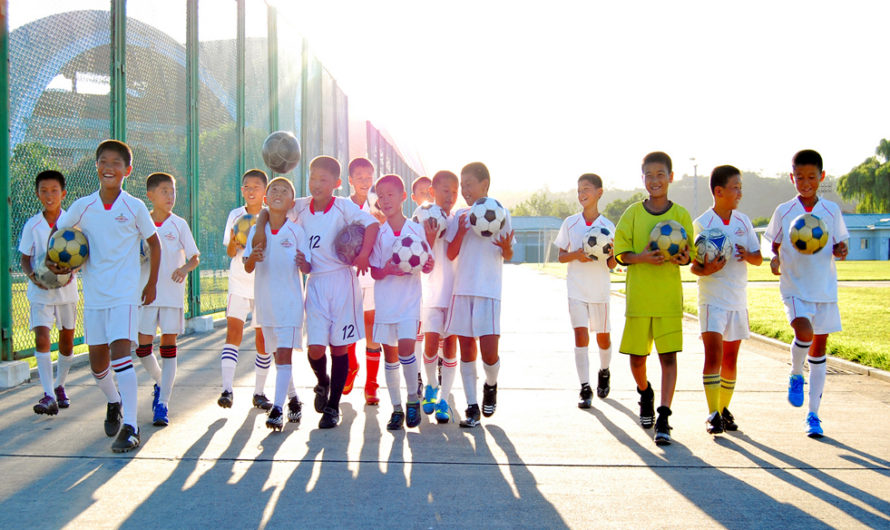 Escuela internacional de fútbol.