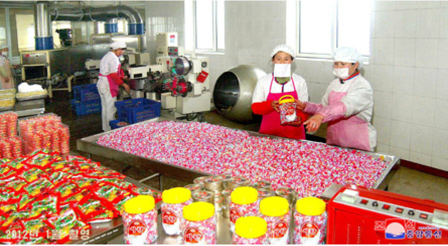 Fábrica de alimentos de Sonhung.