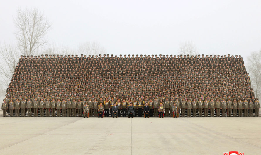 Retrato con educadores militares.