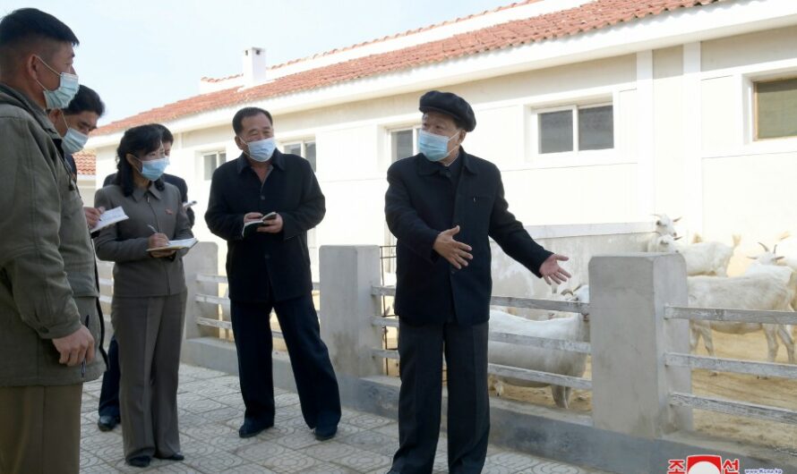 Choe Ryong Hae supervisa unidades de la provincia de Kangwon.