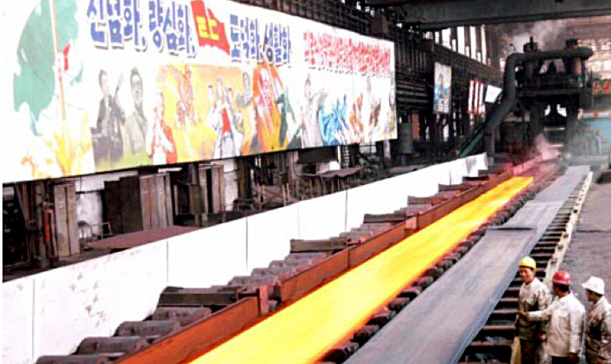 Complejo Siderúrgico Kim Chaek aumenta la producción de chapas de acero laminado en frío