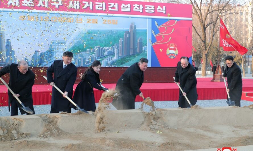 Tiene lugar la ceremonia de inicio de construcción de nueva avenida en la zona de Sopho de Pyongyang