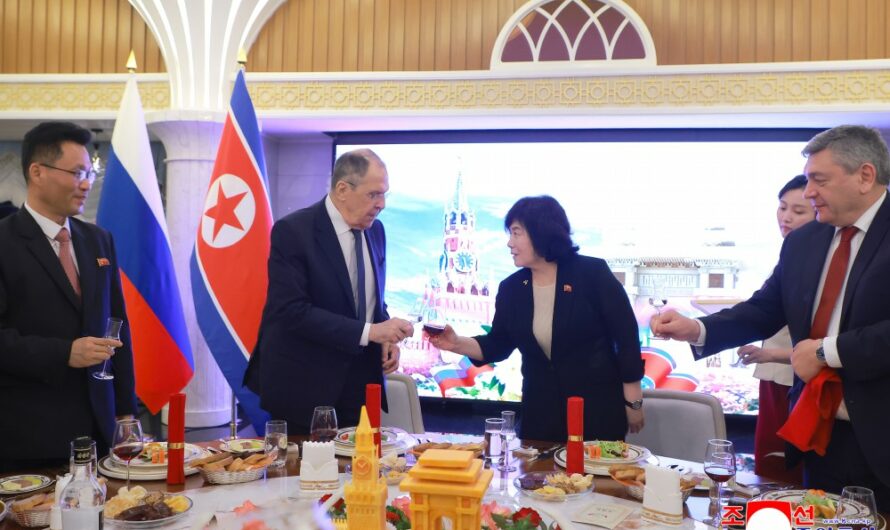 Banquete en honor del canciller ruso