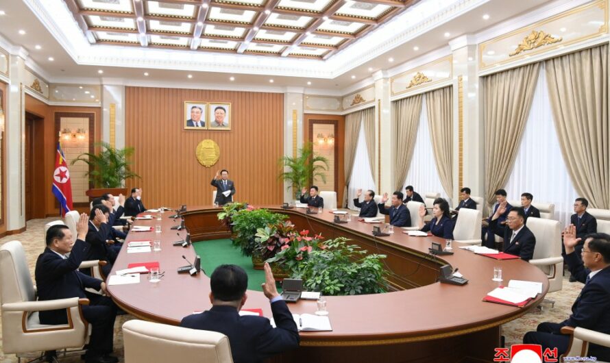 Pleno del Presidium de la Asamblea Popular Suprema