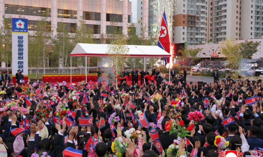 Ceremonia inaugural del Hospital Universal de Pyongyang