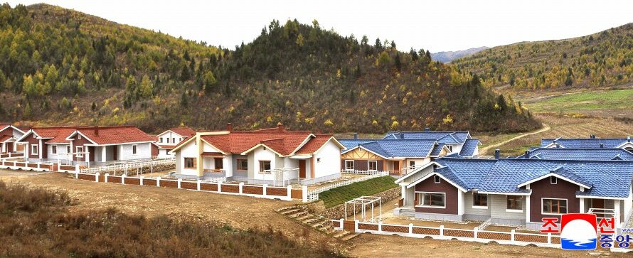 Construidas viviendas en la provincia de Ryanggang