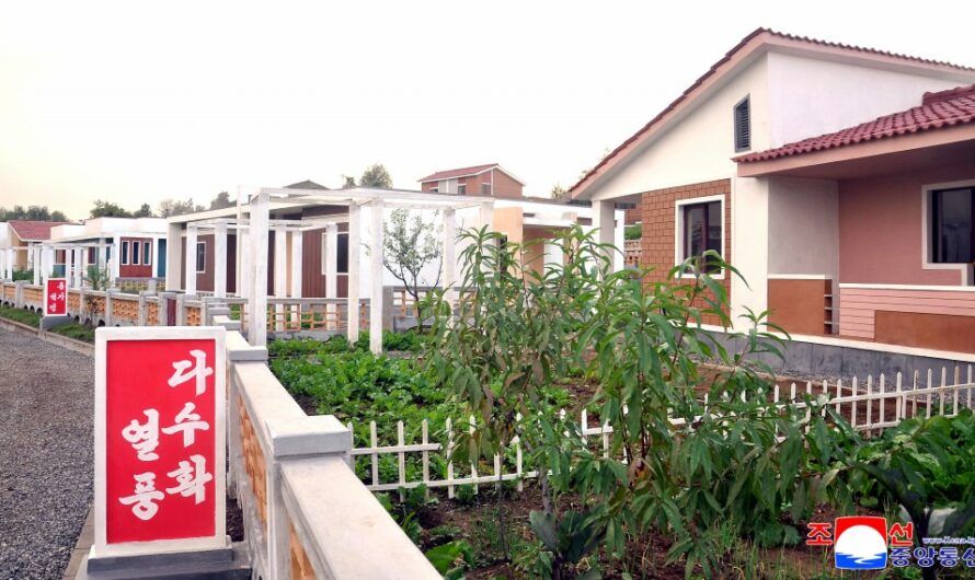 Nueva viviendas en granjas del distrito Sungho