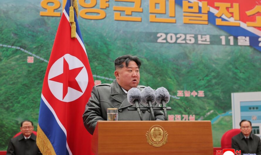 Discurso en la ceremonia inaugural de la Central Hidroeléctrica Ejército-Pueblo de Hoeyang