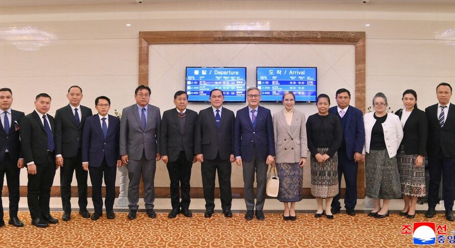 Visitas extranjeras en Pyongyang