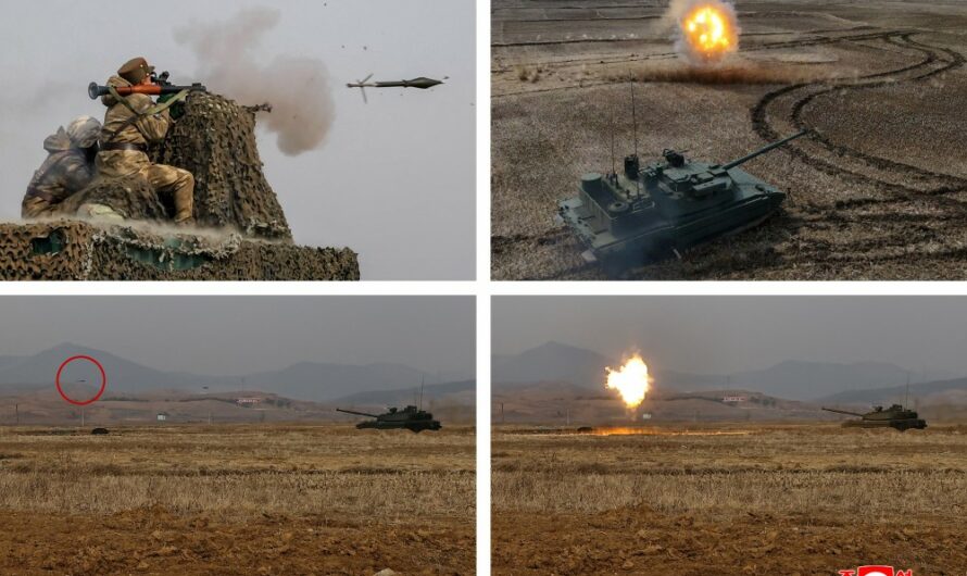 Prueba del Instituto de Armas Blindadas de la Academia de Ciencias de Defensa Nacional