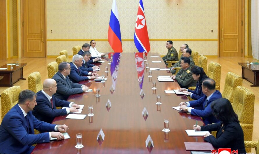 Conversaciones con delegación rusa