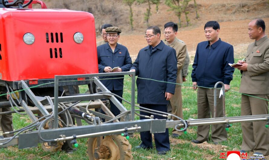 Pak Thae Song supervisa las labores de varios dominios