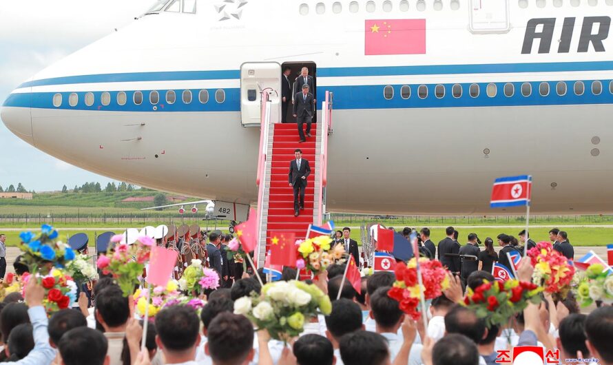 Llega a Pyongyang la delegación del Partido y el gobierno chino