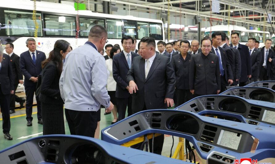 Kim Jong Un visita la ciudad de Dandong de provincia de Liaoning de RPCh